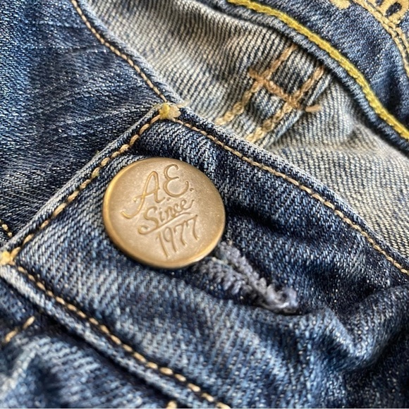 American Eagle outfitter women's wide leg  boyfriend jeans size 8long - Picture 5 of 12